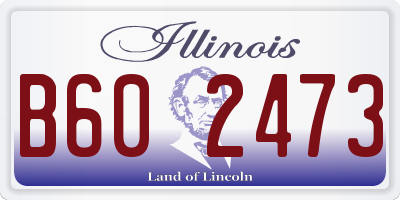 IL license plate B602473