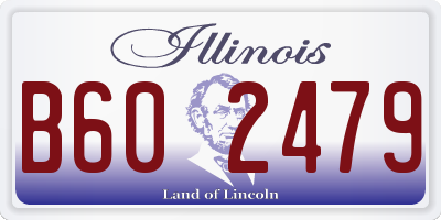 IL license plate B602479