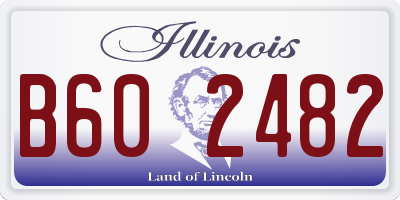 IL license plate B602482