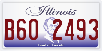 IL license plate B602493