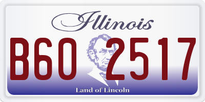 IL license plate B602517