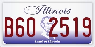 IL license plate B602519