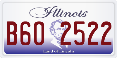IL license plate B602522