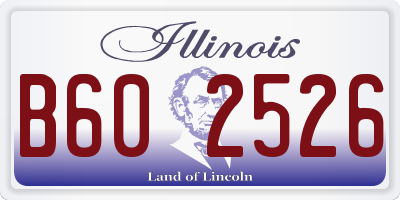 IL license plate B602526