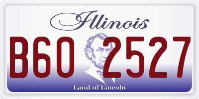 IL license plate B602527