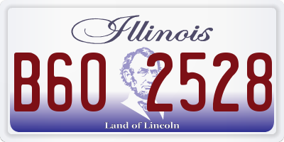 IL license plate B602528