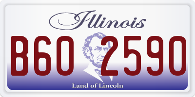 IL license plate B602590