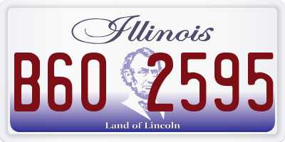 IL license plate B602595