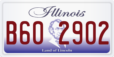 IL license plate B602902