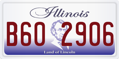 IL license plate B602906