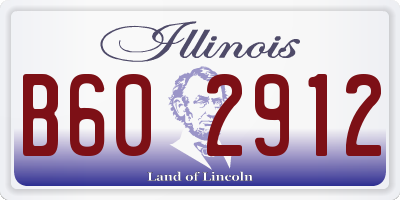 IL license plate B602912
