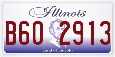IL license plate B602913