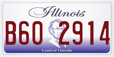 IL license plate B602914
