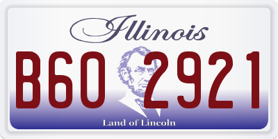 IL license plate B602921