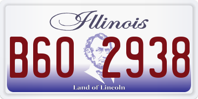 IL license plate B602938