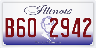 IL license plate B602942