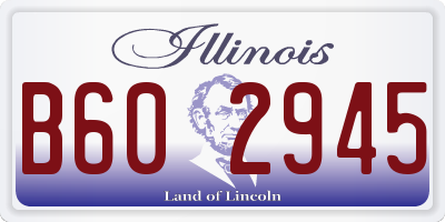 IL license plate B602945