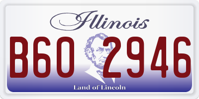 IL license plate B602946
