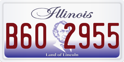 IL license plate B602955