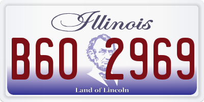 IL license plate B602969
