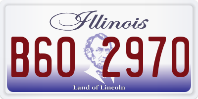 IL license plate B602970