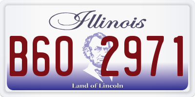 IL license plate B602971