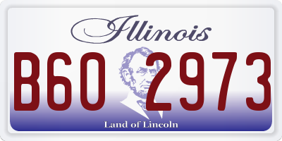 IL license plate B602973