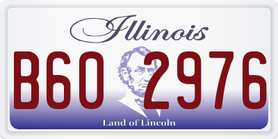IL license plate B602976