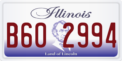 IL license plate B602994