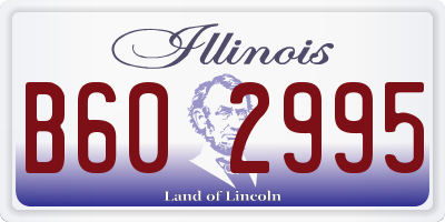 IL license plate B602995