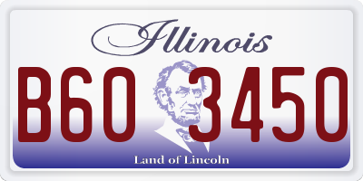 IL license plate B603450