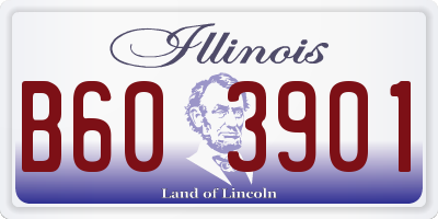 IL license plate B603901