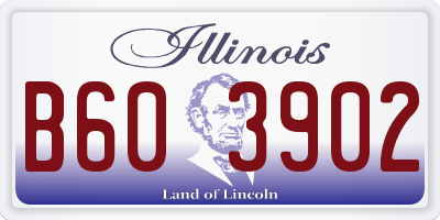 IL license plate B603902