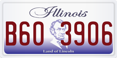 IL license plate B603906