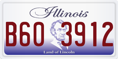 IL license plate B603912