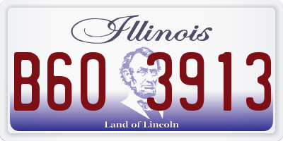 IL license plate B603913