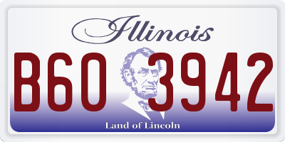 IL license plate B603942