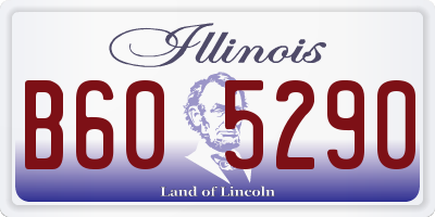 IL license plate B605290