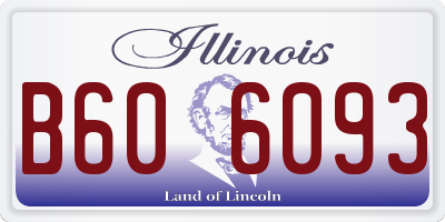 IL license plate B606093