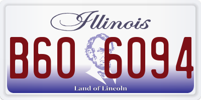 IL license plate B606094