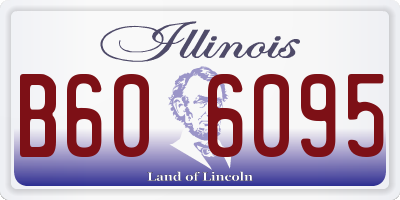 IL license plate B606095