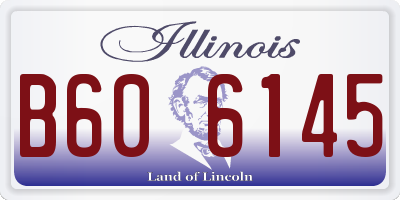 IL license plate B606145