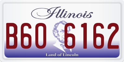IL license plate B606162