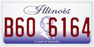 IL license plate B606164