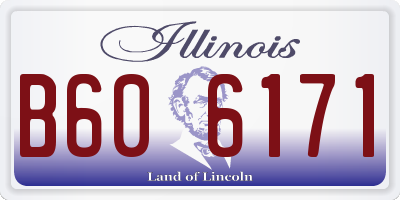 IL license plate B606171