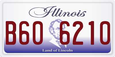 IL license plate B606210