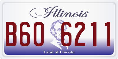 IL license plate B606211