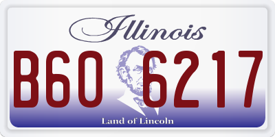IL license plate B606217
