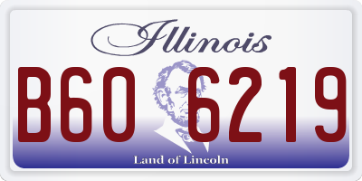 IL license plate B606219