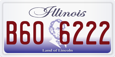 IL license plate B606222